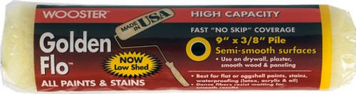 Wooster RR660 9" x 3/8" Nap Golden Flo Roller Cover
