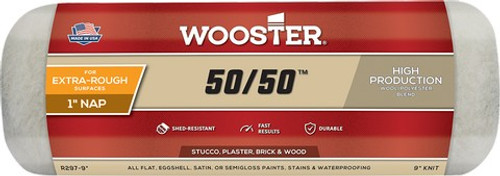 Wooster R297 9" x 1" Nap 50/50 Roller Cover