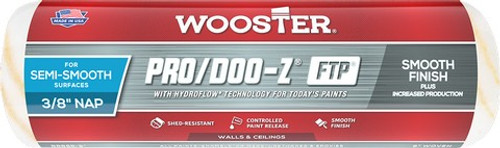 Wooster RR666 9" x 3/8" Nap Pro/Doo-Z FTP Roller Cover