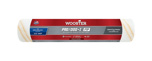 Wooster RR667 14" x 1/2" Nap Pro/Doo-Z FTP Roller Cover