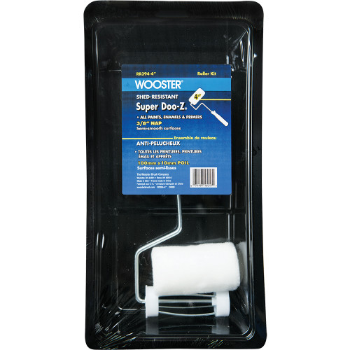 4" Wooster RR394 Super Doo-Z Trimmer Roller Kit, 3 Piece