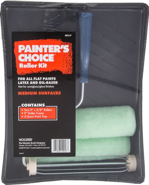 Wooster R975 9" Painters Choice Roller Kit (3pc)