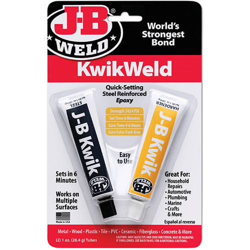 2 Oz J-B Weld 8276 KwikRepair Fast Bond Epoxy Adhesive