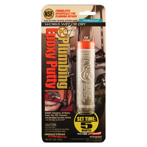 2 Oz Protective Coatings 250031 PC-Plumbing Hand Moldable Epoxy Putty