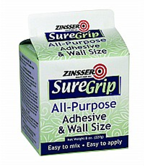 Zinsser 62008 8 oz. Suregrip All Purpose Powder Adhesive & Wall Size