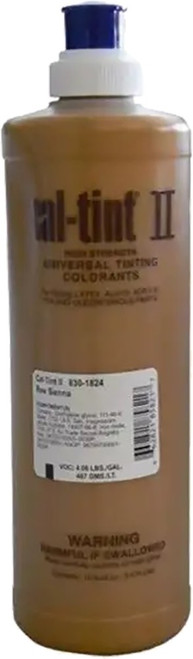 16 Oz Evonik Industries 830-1824 Raw Sienna/Yellow Oxide Cal-Tint II Universal Colorant