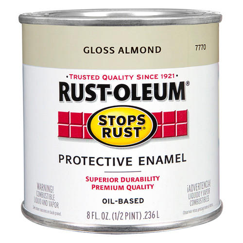 1/2 Pt Rust-Oleum 7770730 Almond Stops Rust Protective Enamel