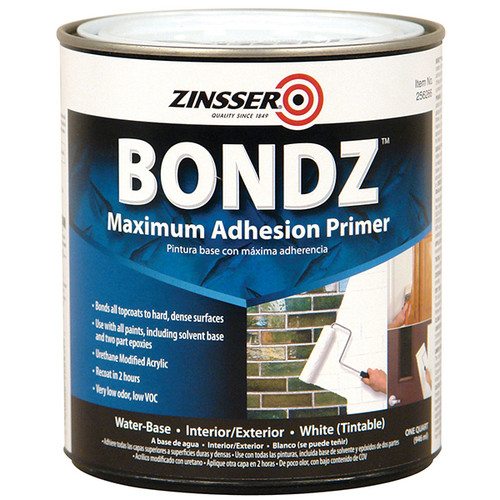 1 Qt Zinsser 271198 White Bondz Maximum Adhesion Primer - Case of 4