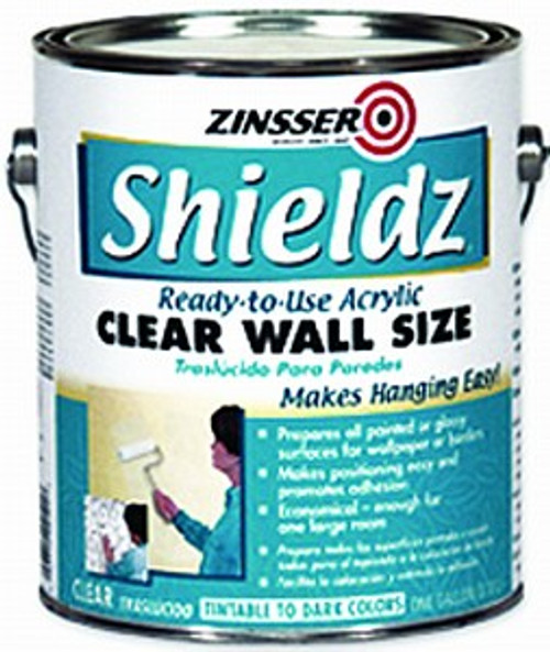 1 Gal Zinsser 2101 Clear Shieldz Water-Based Acrylic Wallpaper Primer