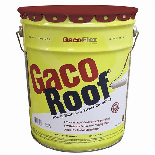 5 Gal Gaco GR1671 Rustic GacoRoof Silicone Roof Coating