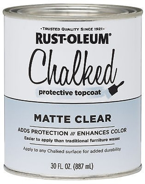 1 Qt Rust-Oleum 287722 Clear Chalked Ultra Matte Paint