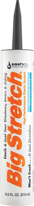 Sashco 10084 10.5oz Charcoal Gray Big Stretch