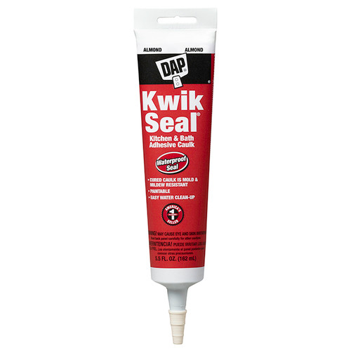 5.5 Oz Dap 18013 Almond Kwik Seal Kitchen And Bath Adhesive Caulk