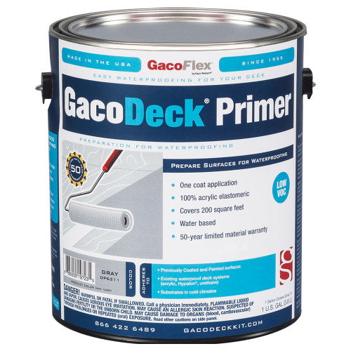 1 Gal Gaco DP6211 Gray GacoDeck Water-Based Elastomeric Primer 1 Gal Gaco DP6211 Gray GacoDeck Water-Based Elastomeric Primer