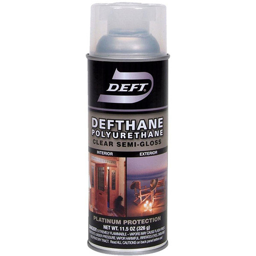 11.5 Oz Deft DFT023S Clear Defthane Interior/Exterior Polyurethane Spray, Semi-Gloss