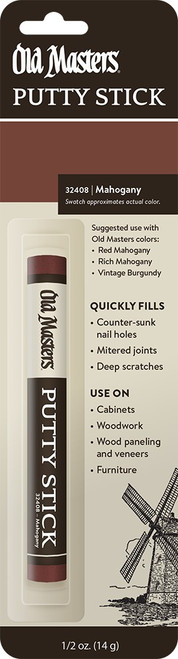 Old Masters 32408 Mahogany Putty Stick