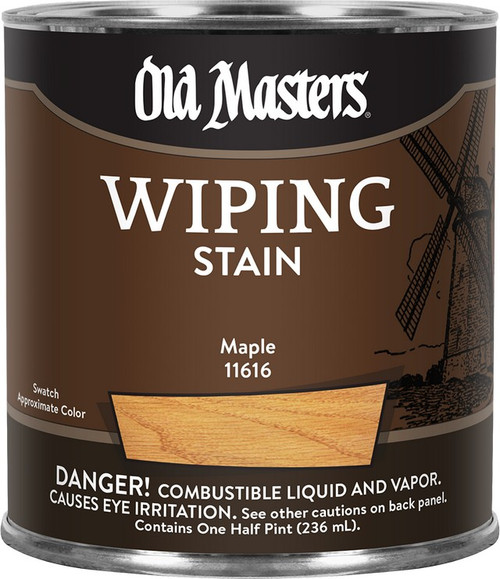 Old Masters 11616 1/2pt Maple Wiping Stain 240 VOC
