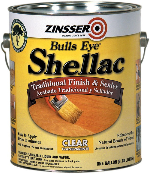 1 Gal Zinsser 301 Clear Bulls Eye 3LB Shellac