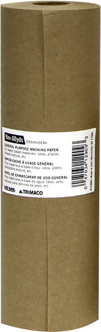 Trimaco 12909 B9 9" x 60Yd General Purpose Masking Paper
