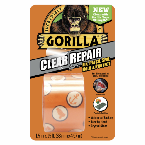 1.4" x 5 Yds Gorilla Glue 6015002 Clear Gorilla Tape Repair Tape