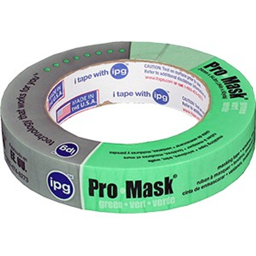 IPG 5803-1 1" x 60yd Pro Mask Green Masking Tape