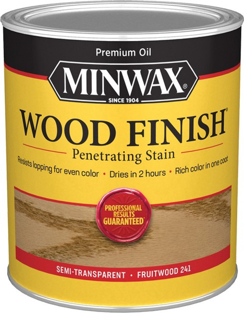 Minwax 70010 Qt Fruitwood 241 Semi-Transparent Stain