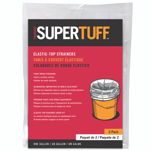 1 Gal Trimaco 11522 SuperTuff SuperTuff Paint Strainer, Regular Mesh/Elastic Top