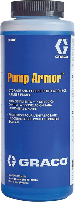 Graco 243103 qt Pump Armor Airless Paint Sprayer Lubricant & Antifreeze