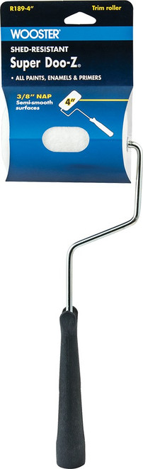 Wooster R189 4" x 3/8" Nap Traffic Liner Roller Cover w/F0009 Frame