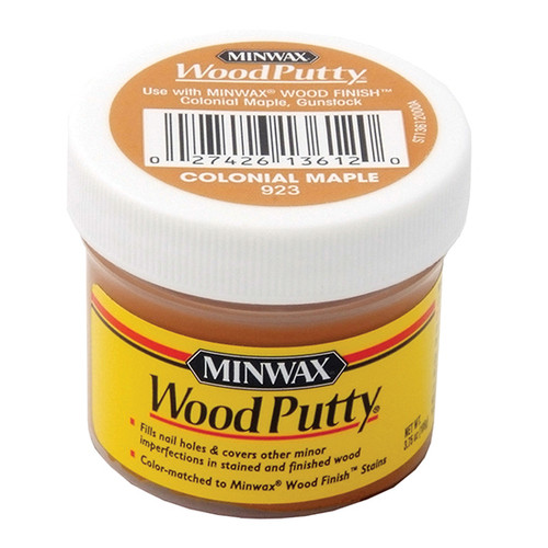 3.8 Oz Minwax 923 Colonial Maple Wood Putty Oil-Based Non-Hardening