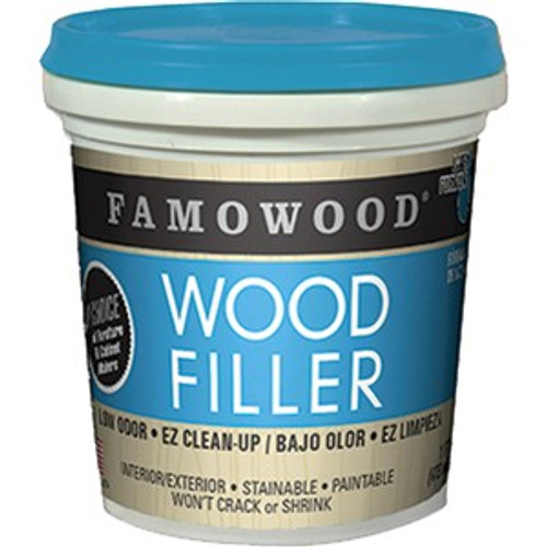 Famowood 40022126 24oz Natural Solvent Free Wood Filler