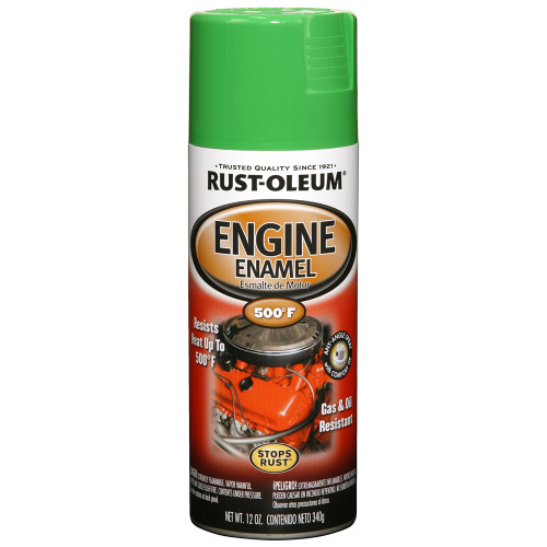 12 Oz Rust-Oleum 248951 Grabber Green Automotive Engine Enamel Spray Paint