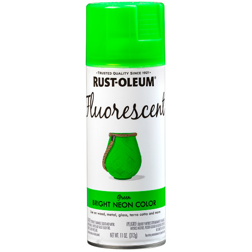 11 Oz Rust-Oleum 342417 Green Specialty Fluorescent Spray Paint