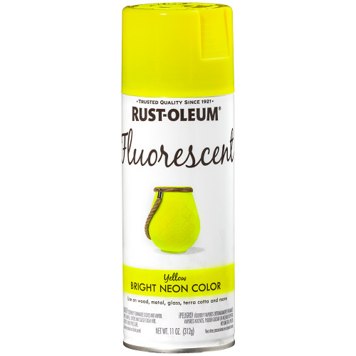 11 Oz Rust-Oleum 342571 Yellow Specialty Fluorescent Spray Paint