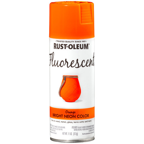 11 Oz Rust-Oleum 342568 Orange Specialty Fluorescent Spray Paint