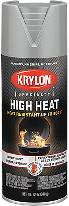 Krylon K01407777 12oz High Heat Aluminum Spray Paint