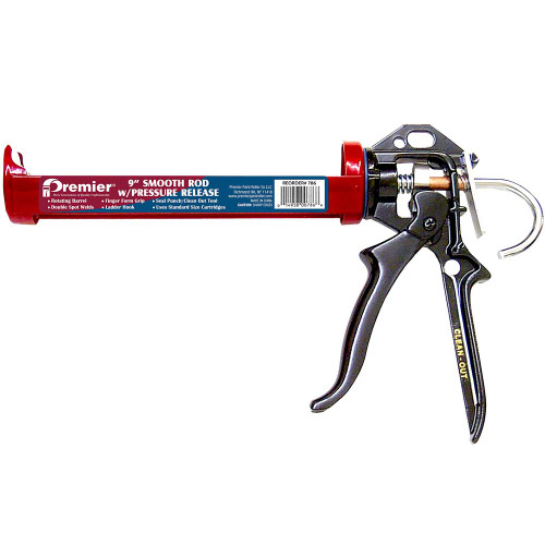 1/10 Gal Premier 786 Caulk Gun Professional Skeleton Smooth Rod