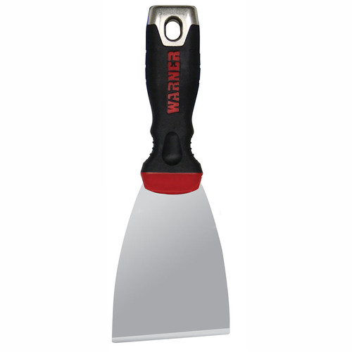 3" Warner 90175 ProGrip Stiff Chiseled Scraper with Hammer Cap