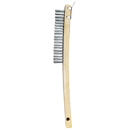 3 x 19 Row Premier 319sc Z-Pro Long Handle Wire Brush with Scraper