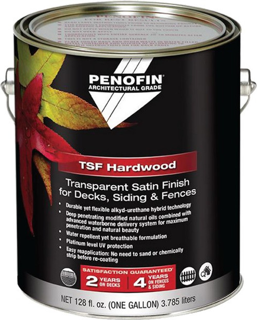 1 Gal Penofin FAHISGA Satin Ipe Architectural Hardwood Architectural Grade Transparent Hardwood Coating