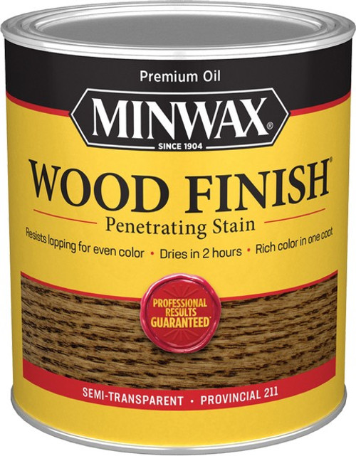 Minwax 70002 Qt Provincial 211 Semi-Transparent Stain