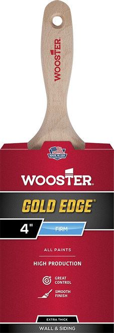 Wooster 5237 4" Gold Edge Wall Brush