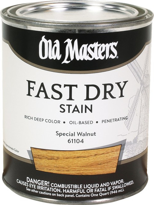 Old Masters 61104 Qt Special Walnut Fast Dry Wood Stain
