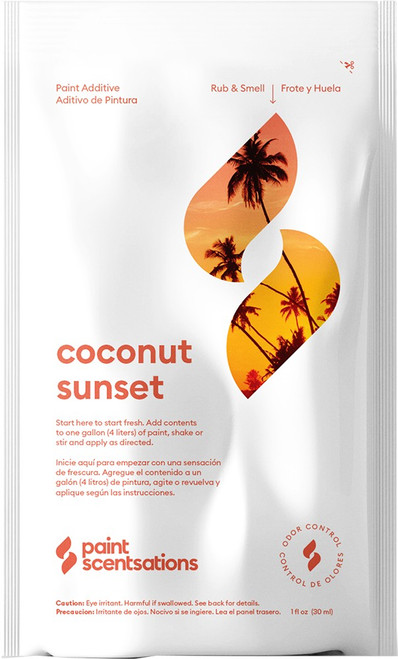 Paint Scentsations 110-01 1oz Coconut Sunset Packet Odor Control Paint Additive