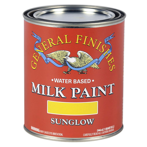 1 Qt General Finishes QS Sunglow Milk Paint Interior / Exterior Paint, Satin