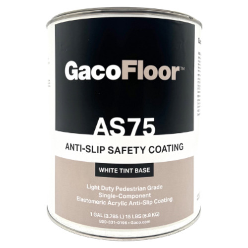 1 Gal Gaco GFAS7500-1 White GacoFloor Anti-Slip Coating, Light Duty