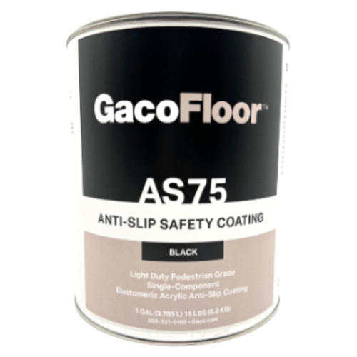 1 Gal Gaco GFAS7573-1 Black GacoFloor Anti-Slip Coating, Light Duty