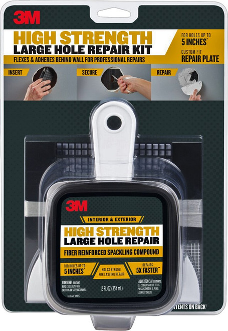 3M LHR-KIT 12oz High Strength Large Hole Repair Kit Spackling Compound
