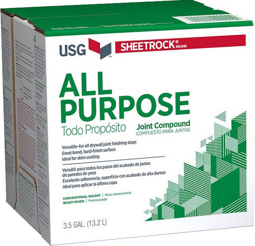 USG 380122048 48Lb Box All Purpose Ready Mix Joint Compound White Box 3.5G
