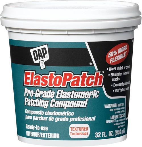 DAP 12288 qt Off White ElastoPatch Textured Flexible Patching Compound
